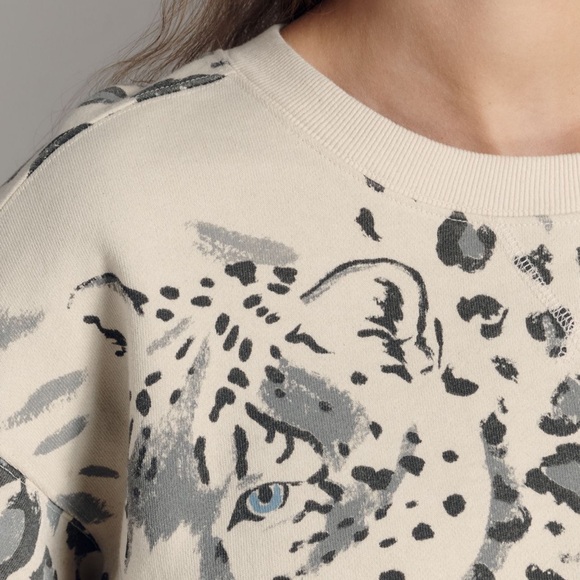 Anthropologie The Niki Bubble Sweatshirt by Pilcro - Picture 2 of 3